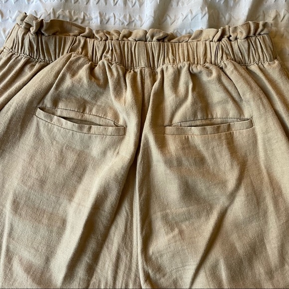 Loft Linen High-Waisted Straight Stretch Pants - Picture 6 of 7